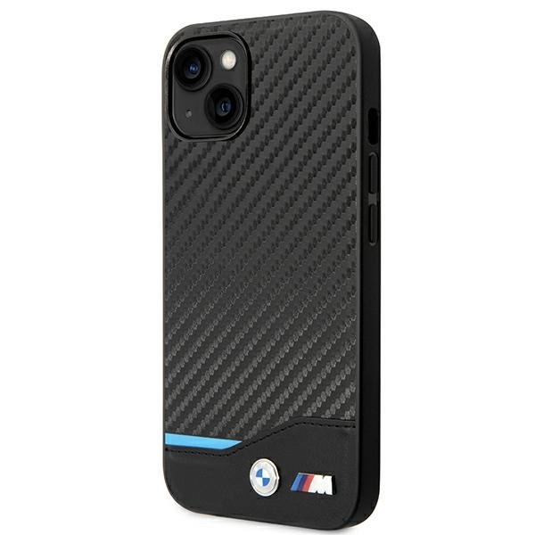 IPHONE 14 Plus / 15 Plus 6,7" MELNS ĀDAS CARBON