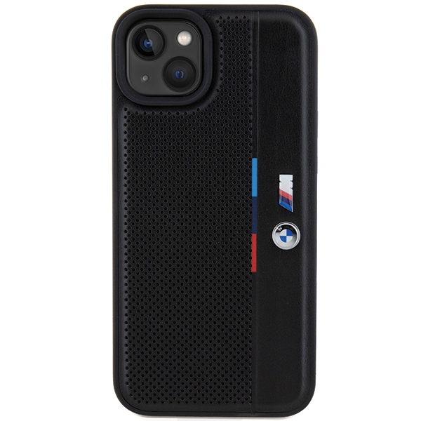 iPhone 15 Plus / 14 Plus 6.7" Melns aizsargvāciņš hardcase Perforated Tricolor