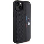 iPhone 15 Plus / 14 Plus 6.7" Melns aizsargvāciņš hardcase Perforated Tricolor