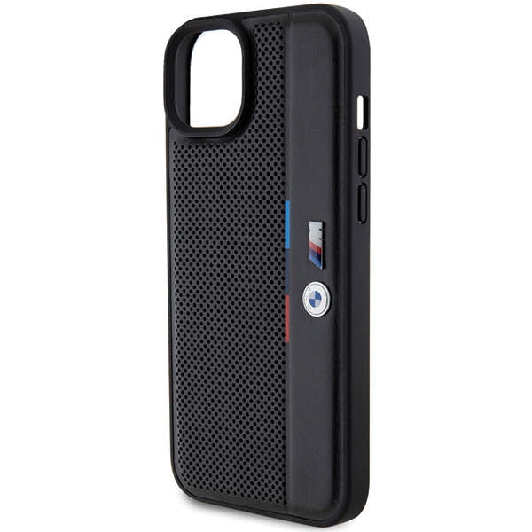 iPhone 15 Plus / 14 Plus 6.7" Melns aizsargvāciņš hardcase Perforated Tricolor