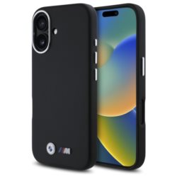 iPhone 16 6.1" Melns M Collection metāla vāciņ,š MagSafe