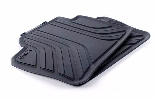 Melni aizmugurējie gumijas paklāji BMW 1-sērija F20 / F21, BMW 2-sērija F22