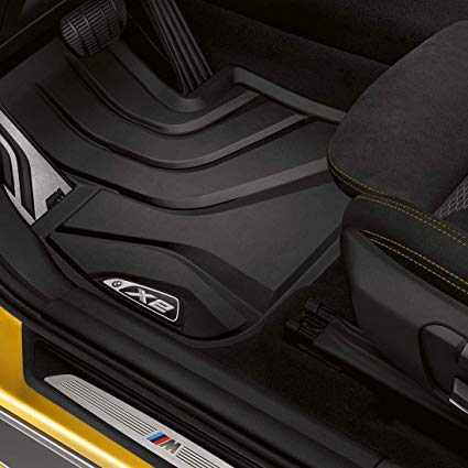 Melni priekšējie gumijas paklāji BMW X2 F39