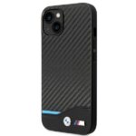 IPHONE 14 Plus / 15 Plus 6,7" Черный кожаный Carbon