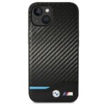 IPHONE 14 Plus / 15 Plus 6,7" Черный кожаный Carbon