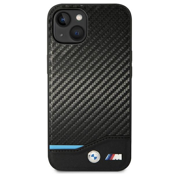 IPHONE 14 Plus / 15 Plus 6,7" Черный кожаный Carbon