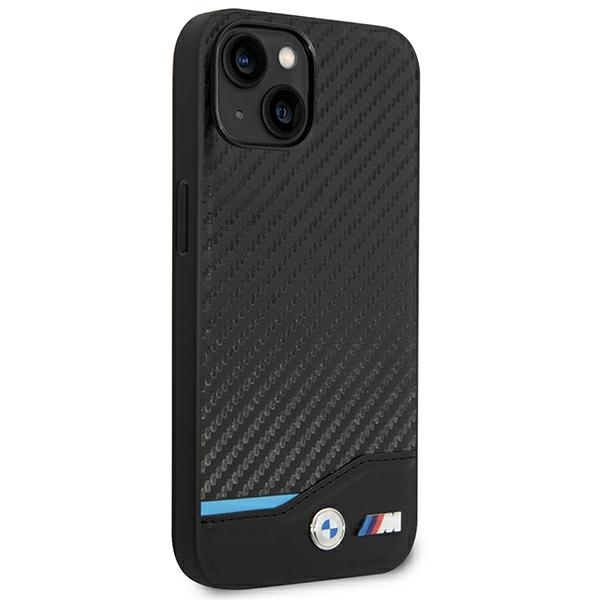 IPHONE 14 Plus / 15 Plus 6,7" Черный кожаный Carbon