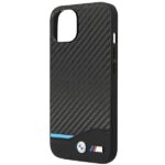 IPHONE 14 Plus / 15 Plus 6,7" Черный кожаный Carbon