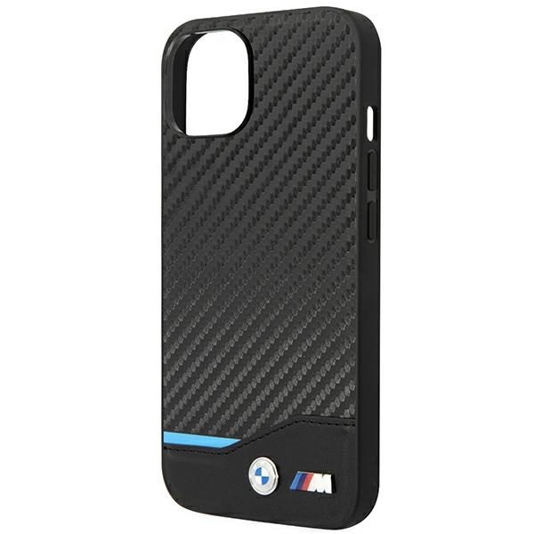 IPHONE 14 Plus / 15 Plus 6,7" Черный кожаный Carbon