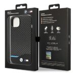IPHONE 14 Plus / 15 Plus 6,7" Черный кожаный Carbon