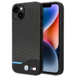 IPHONE 14 Plus / 15 Plus 6,7" Черный кожаный Carbon