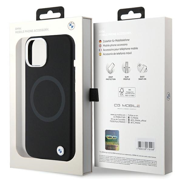 IPHONE 15 PLUS / 14 PLUS Черный  LIQUID SILICONE MAGSAFE CASE