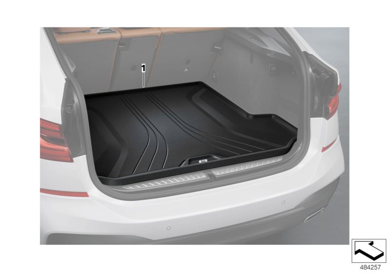 Коврик в багажник BMW 6 Series Gran Turismo