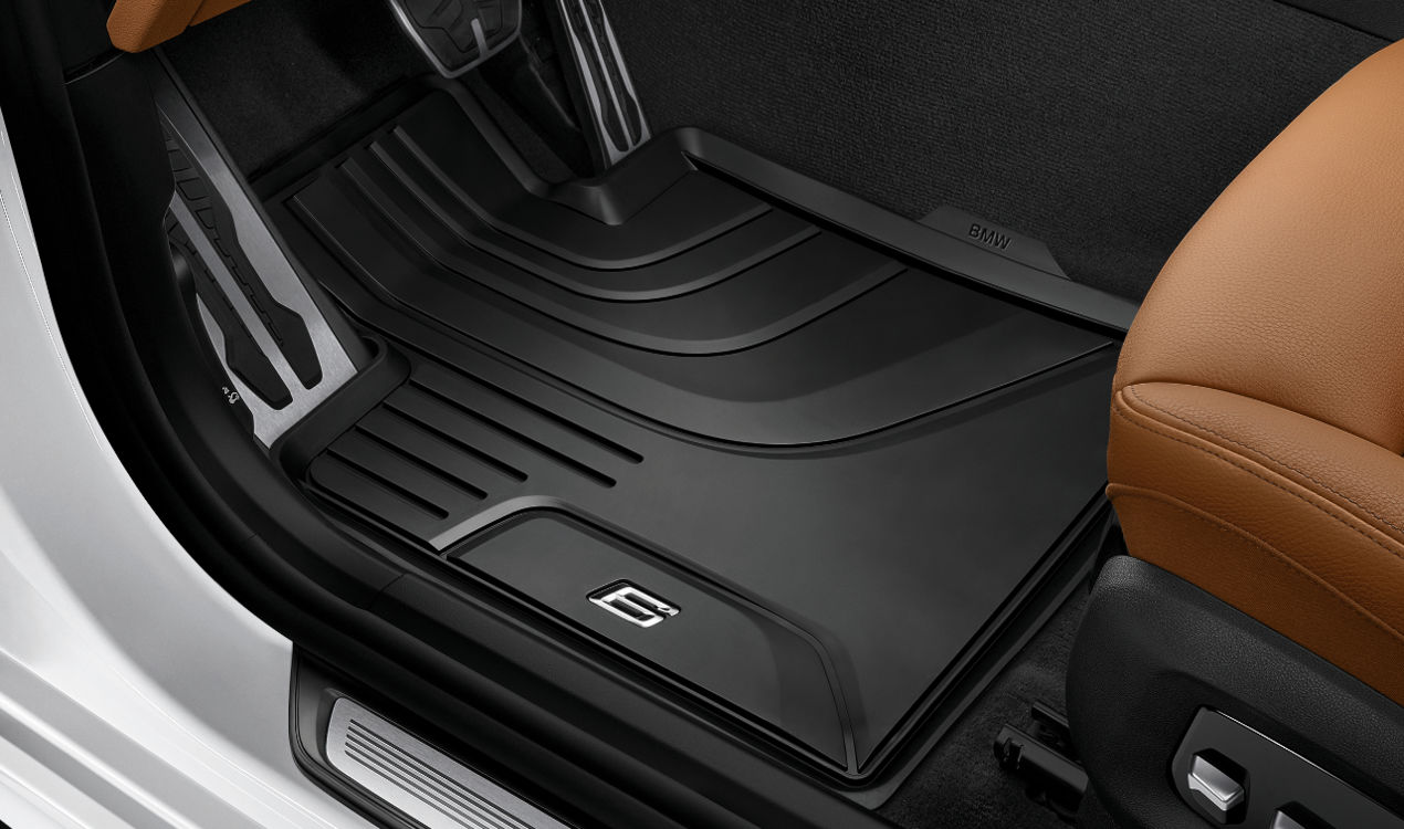 Черные передние резиновые коврики для BMW 6 серии Gran Turismo