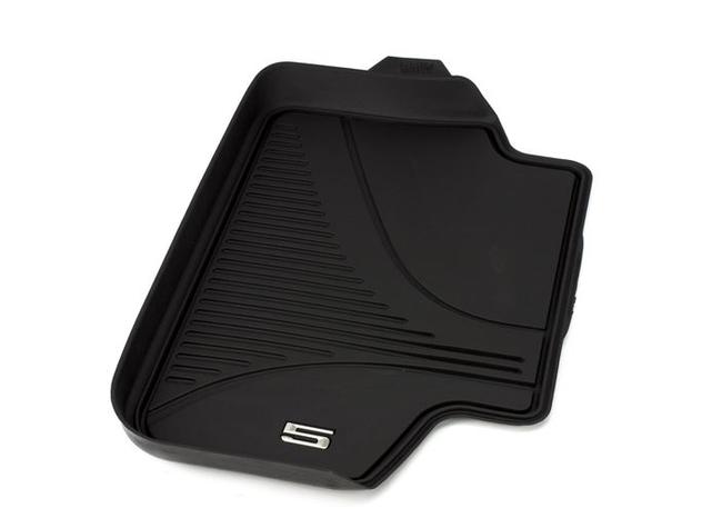 Melni, augstie, aizmugurējie gumijas paklāji BMW 5. sērijas Sedan, Touring, M5
